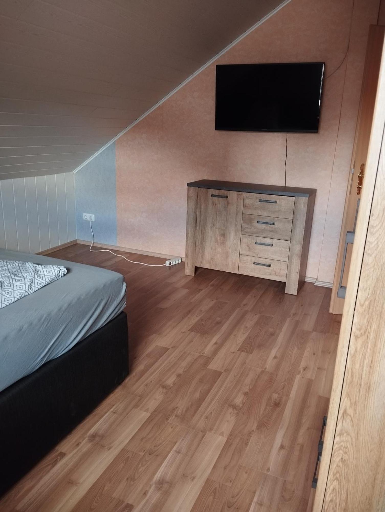 Ferienwohnung Zur Schoenen Aussicht บูเคน ภายนอก รูปภาพ